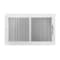 Greystone Tru Aire 8 in. H X 14 in. W 2-Way Powder Coat White Steel Wall/Ceiling Register C102M 14X8 - alternate 1